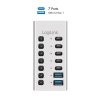 LogiLink Hub 7xUSB-A/C z przełącznikiem on/off